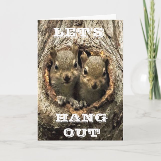 Carte "HANG OUT" c'est **VOTRE ANNIVERSAIRE** (Devant)