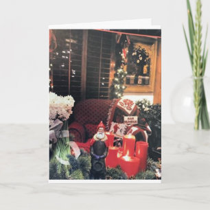 CARTE HANGING SUR ARBRE-POUR DIRE MERRY NOËS DE "MOI"