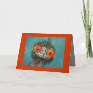 Carte Hank the Emu card