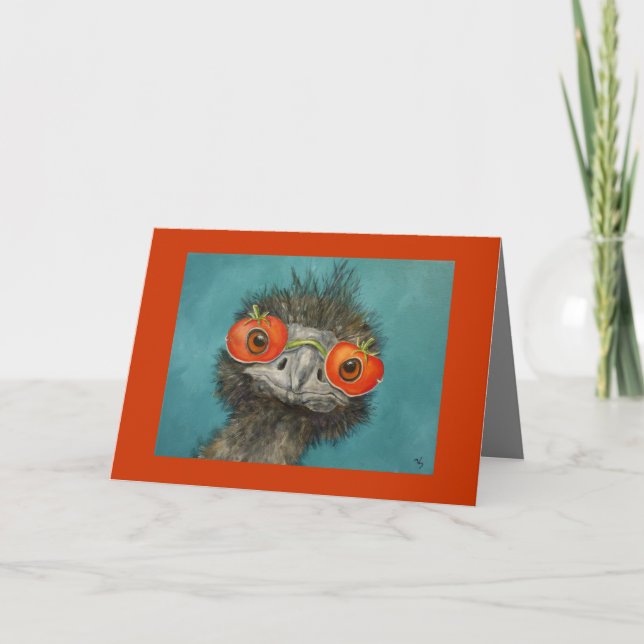 Carte Hank the Emu card (Devant)