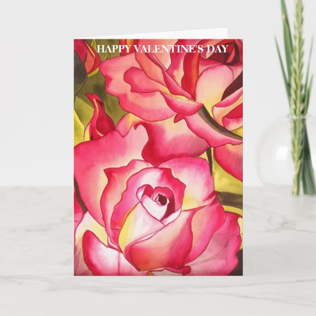 Carte Hannah Gordon Rose Rose Valentine (Devant)