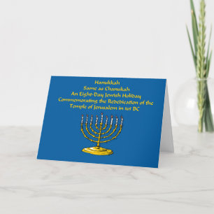 Carte Hanoukka