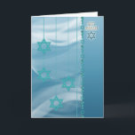 Carte Hanoukka bleue<br><div class="desc">Carte Hanoukka bleue</div>