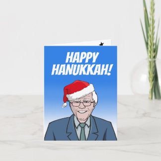 Carte Hanoukka heureuse de Bernie Sanders
