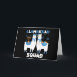 Carte Hanoukka Llama Christmas Joyeux Llamakah Squad mig<br><div class="desc">Funny llama alpaca Menorah toxits for women and men, teens, kids, girls, boys who love Hannukah, Channukah Jewish Holidays, Happy Llamakah, Jewish llama Christmas stockings. Idéal pour Christmas, St Nick, New Year, Birthday vend et other holidays.</div>