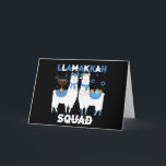 Carte Hanoukka Llama Christmas Joyeux Llamakah Squad mig<br><div class="desc">Funny llama alpaca Menorah toxits for women and men, teens, kids, girls, boys who love Hannukah, Channukah Jewish Holidays, Happy Llamakah, Jewish llama Christmas stockings. Idéal pour Christmas, St Nick, New Year, Birthday vend et other holidays.</div>