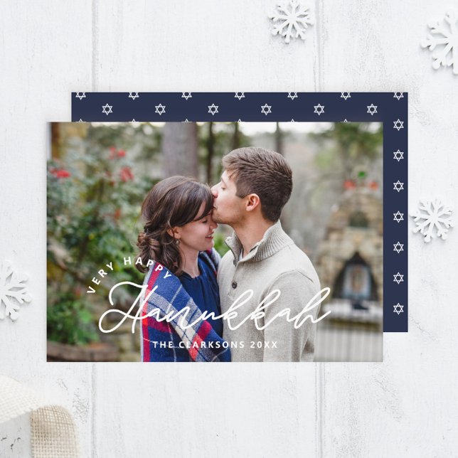 Carte Hanoukka très heureuse (Créateur téléchargé)
