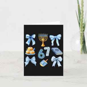 Carte Hanukkah 67 Six Seven Fille Enfants 67 Meme Coquet
