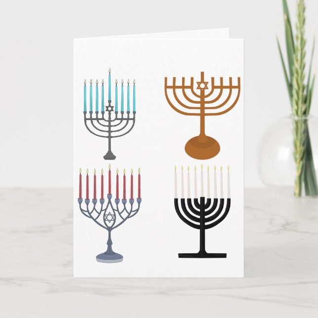 Carte Hanukkah Judaïsme Juif Religion (Devant)