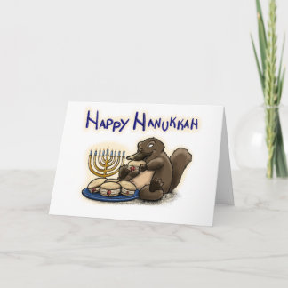 Carte Hanukkah Platypus