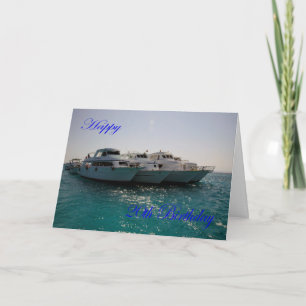 Carte Happy 20th Birthday Dive boats