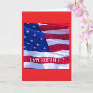 Carte Happy 4th of July Greeting Card