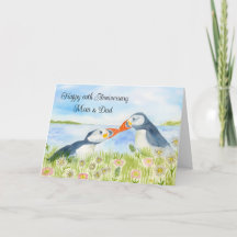 Happy 60th Anniversary Mom & Dad Puffins 