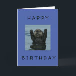 Carte ***HAPPY 70th BIRTHDAY*** DIT COOL OTTER Card<br><div class="desc">CUTE OTTER EST UN COMÉDIEN AUSSI ET DIT **HEUREUX 70ème ANNIVERSAIRE*** ET MERCI D'ARRÊTER PAR L'UN DE MES HUIT MAGASINS ! ! !</div>