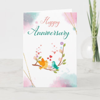 Carte Happy Anniversary Card