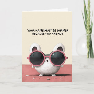 Carte Happy Anniversary Cute Funny Simple Summer Card