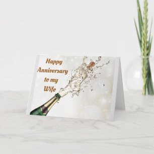 CARTE HAPPY ANNIVERSARY TO MY **WIFE**