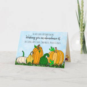 Carte Happy Autumn Affaire Season Halloween