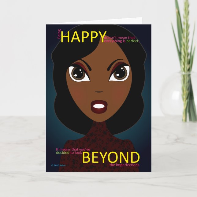 Carte Happy Beyond Greeting Card (Devant)