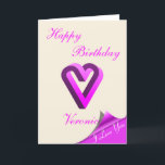 Carte Happy Birthday<br><div class="desc">Its the Impossible In fuchsia</div>