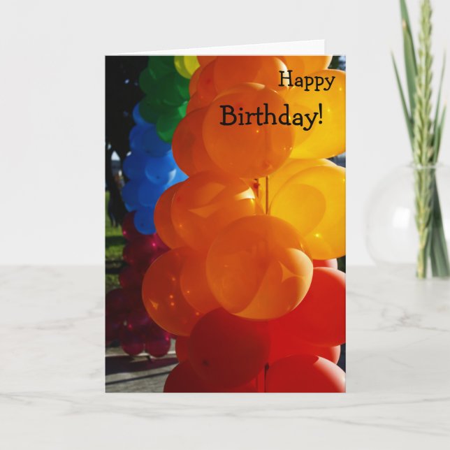 Carte Happy Birthday (Devant)