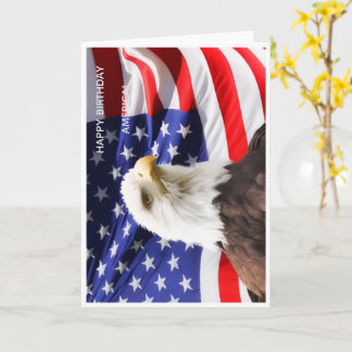 Carte Happy Birthday America Greeting Card
