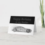 Carte Happy Birthday Brother Classic Cars Vehicles<br><div class="desc">You may be a year older but you're still a classic.  Happy Birthday Brother for the one that loves cars,  sells cars or works on cars</div>