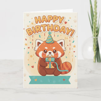 Carte happy birthday card cute for women