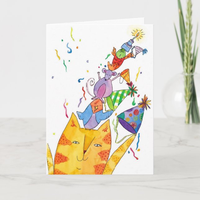 Carte happy birthday everyone (Devant)