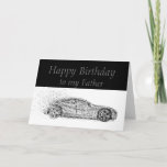 Carte Happy Birthday Father Dad Classic Cars Vehicles<br><div class="desc">You may be a year older but you're still a classic.  Happy Birthday Father Dad for the one that loves cars,  sells cars or works on cars</div>