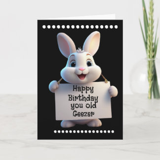 Carte HAPPY BIRTHDAY Folded Greeting Card
