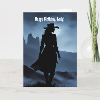 Carte Happy Birthday For Strong Lady Woman Female