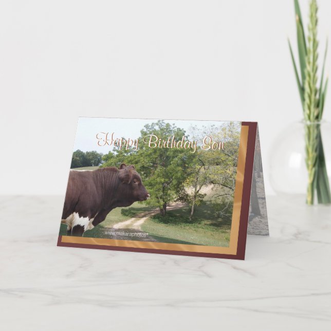 Carte Happy Birthday Son-customize (Devant)