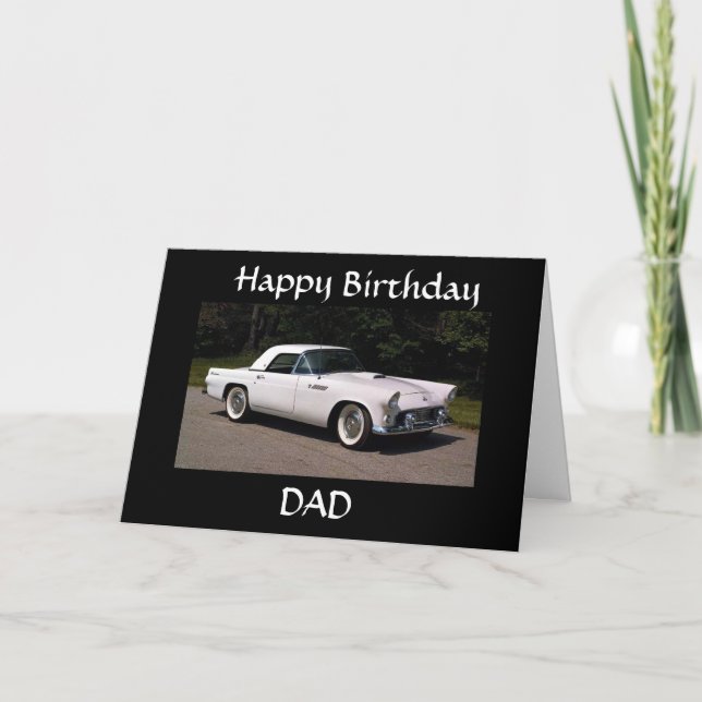 CARTE "HAPPY BIRTHDAY TO A CLASSIC **DAD** (Devant)