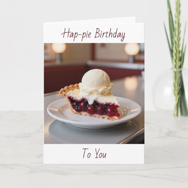 Carte Happy Birthday To You | Cherry Pie (Devant)