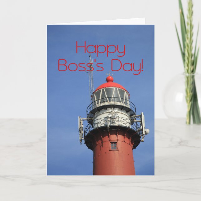 Carte Happy Boss's Day Lighthouse (Devant)