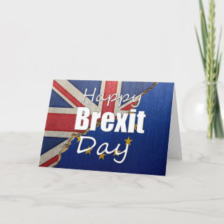 Carte Happy Brexit Day Card