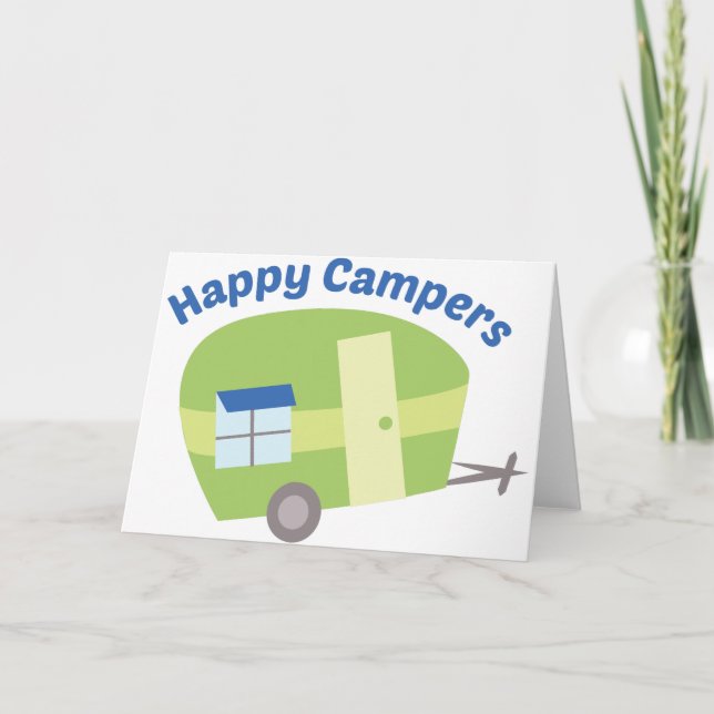 Carte Happy Campers (Devant)