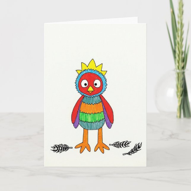 Carte Happy Colorful Critter Card (Devant)
