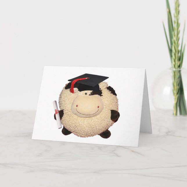 Carte Happy Cow Degree Félicitations (Devant)