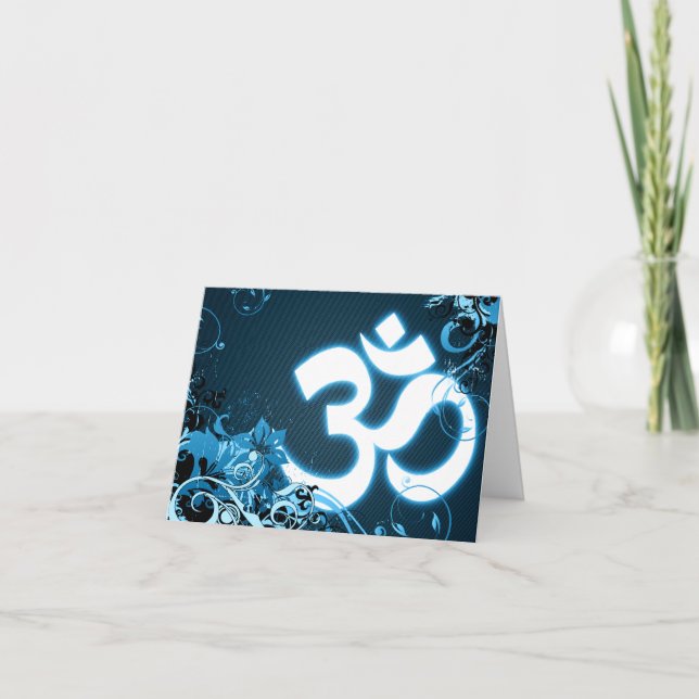 Carte happy diwali : lueur d'om hi-fi (Devant)