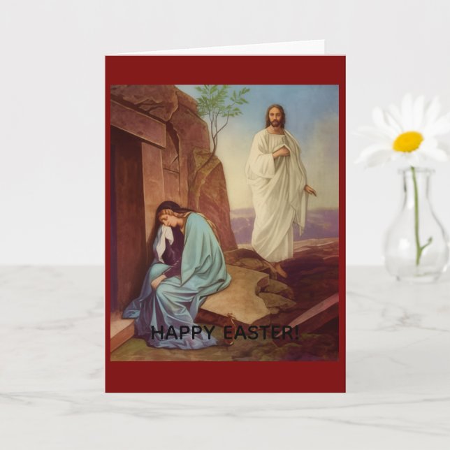 Carte Happy Easter Greeting Card (Petite plante)