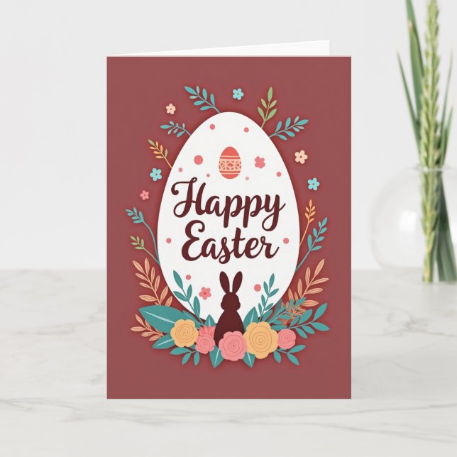 Carte Happy Easter Season Greetings Card (Devant)