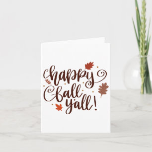 Carte Happy Fall