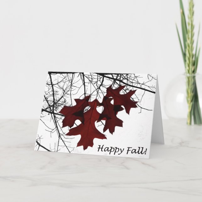 Carte Happy Fall! (Devant)