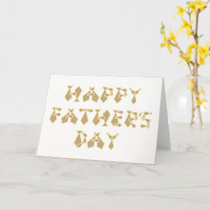 Carte Happy Fête des pères Tan Rempli Dans Les Lettres D