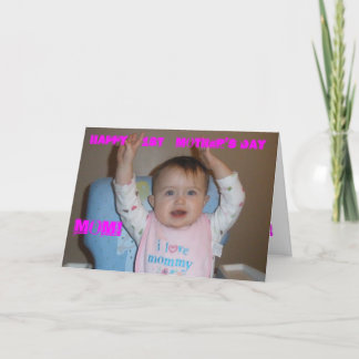 Carte Happy first Mothers Day MOM!