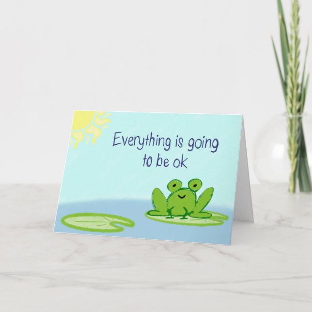 Carte Happy Frog (Devant)