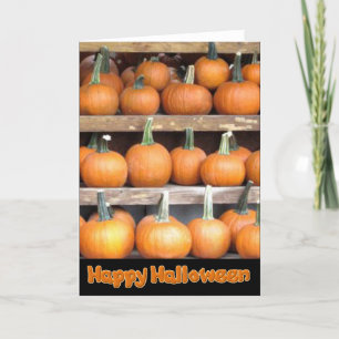 Carte Happy Halloween Citrouille Wall Greeting