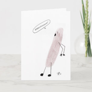 Carte Happy Halloween - Happy Howling Weenie Card